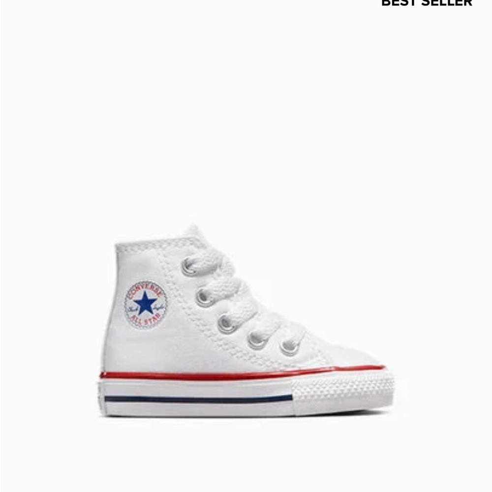 Converse Kids White High-Top Sneakers